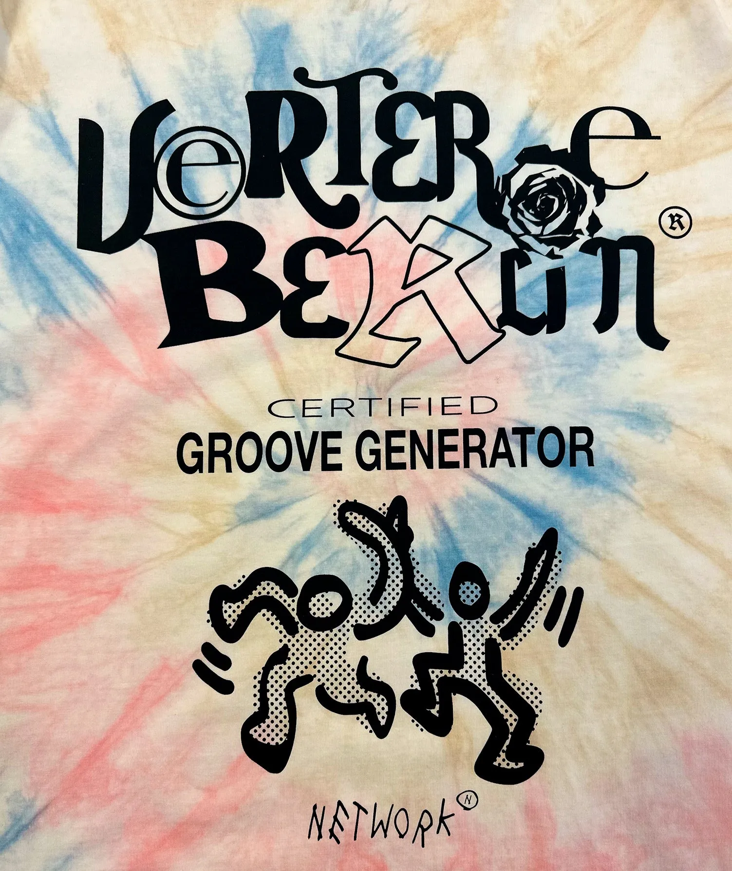 GROOVE GENERATOR T-SHIRT - MULTI TIE DYE