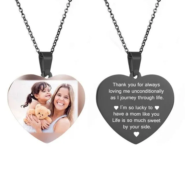 Heart Necklace With Picture-Unique Gifts For Women