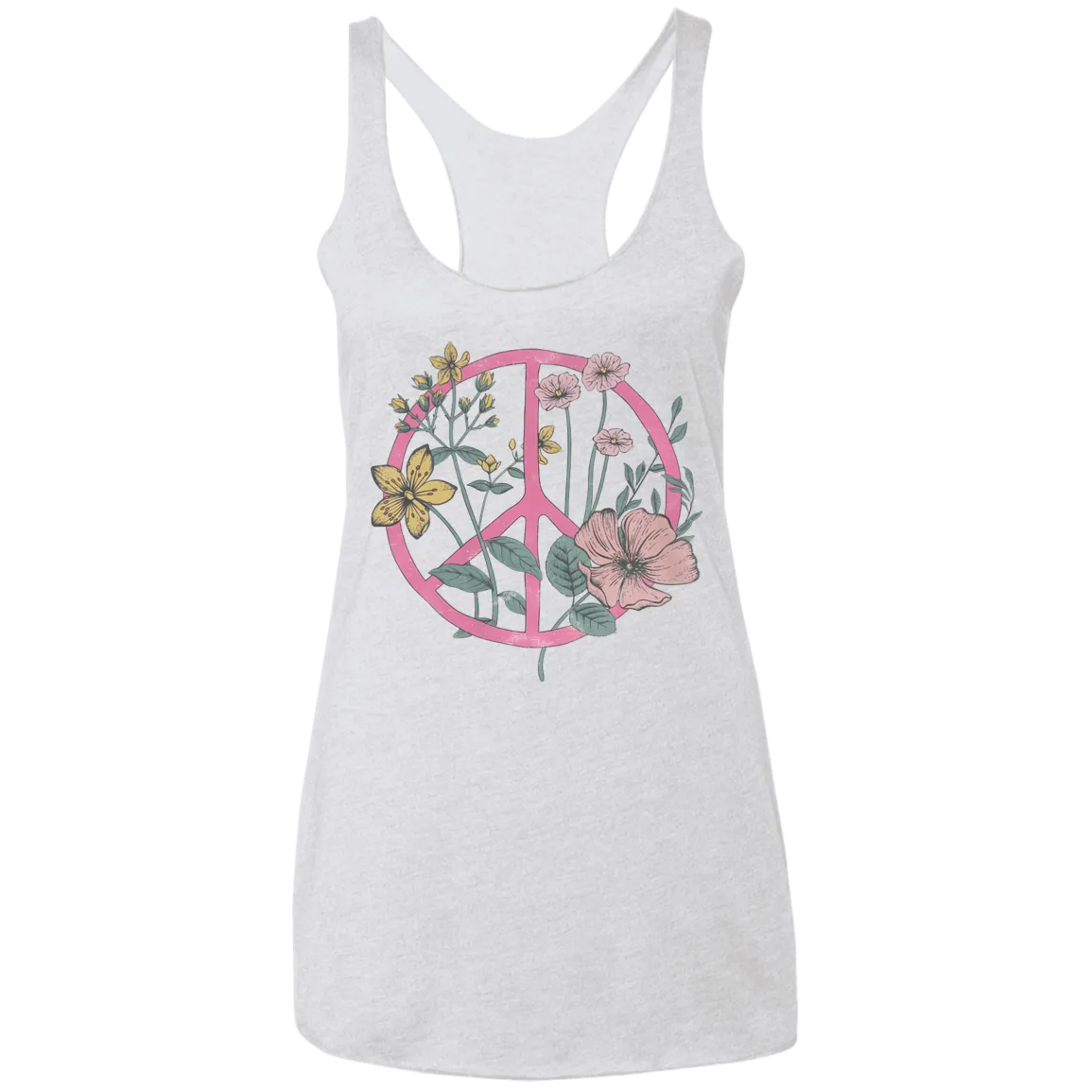 Hippie Circle Flower Tank