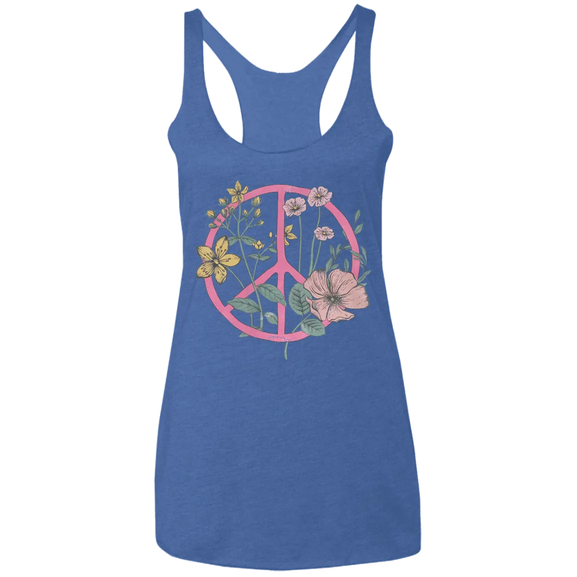 Hippie Circle Flower Tank