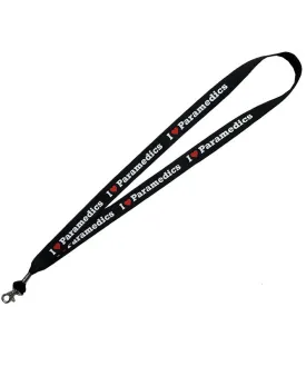 I Love Paramedics Lanyard