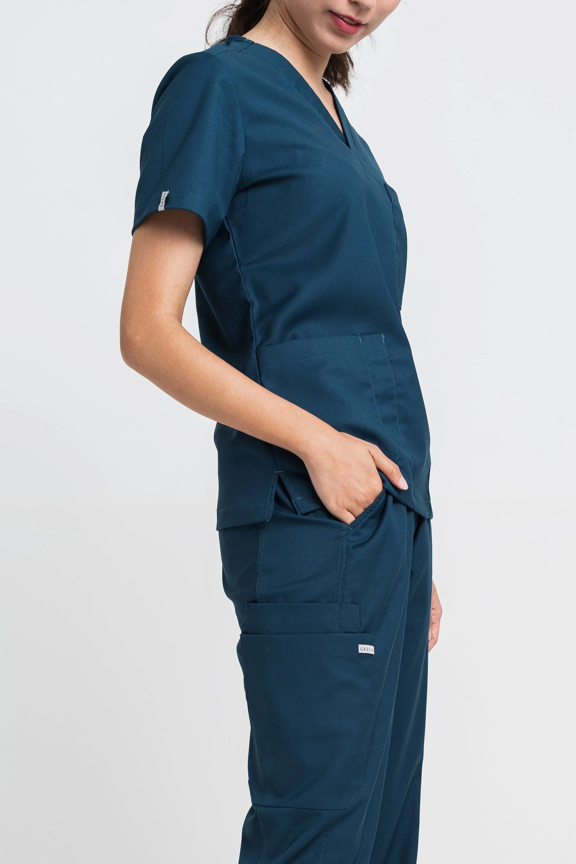 Jamie Teal Scrub Pants, Unisex