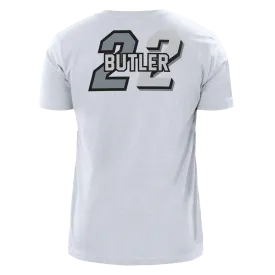 Jimmy Butler New Era Miami HEAT Mashup Name & Number White Tee