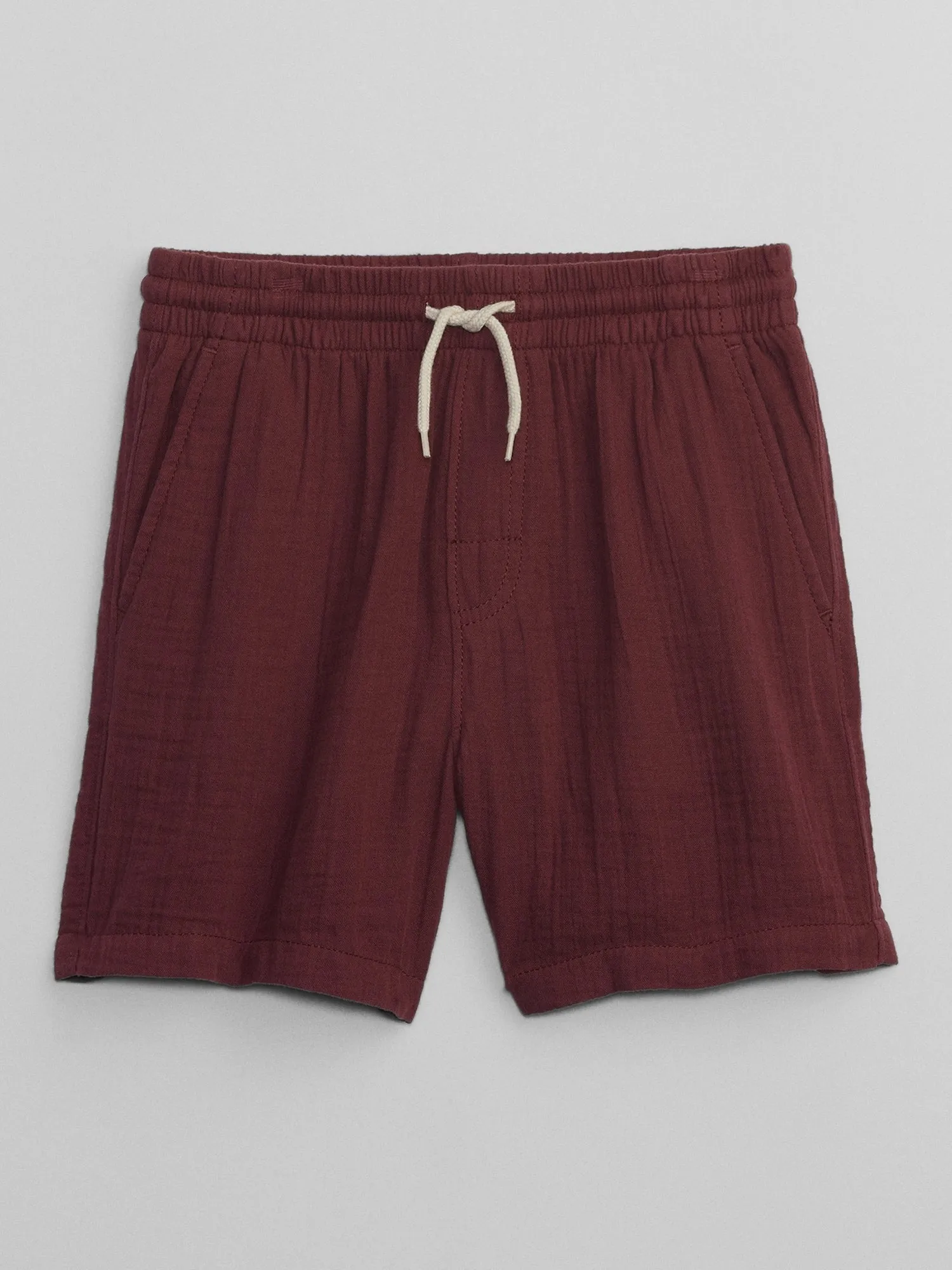 Kids Gauze Pull-On Shorts with Washwell