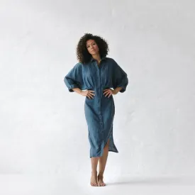 Linen Dress Nea Blue by Seaside Tones