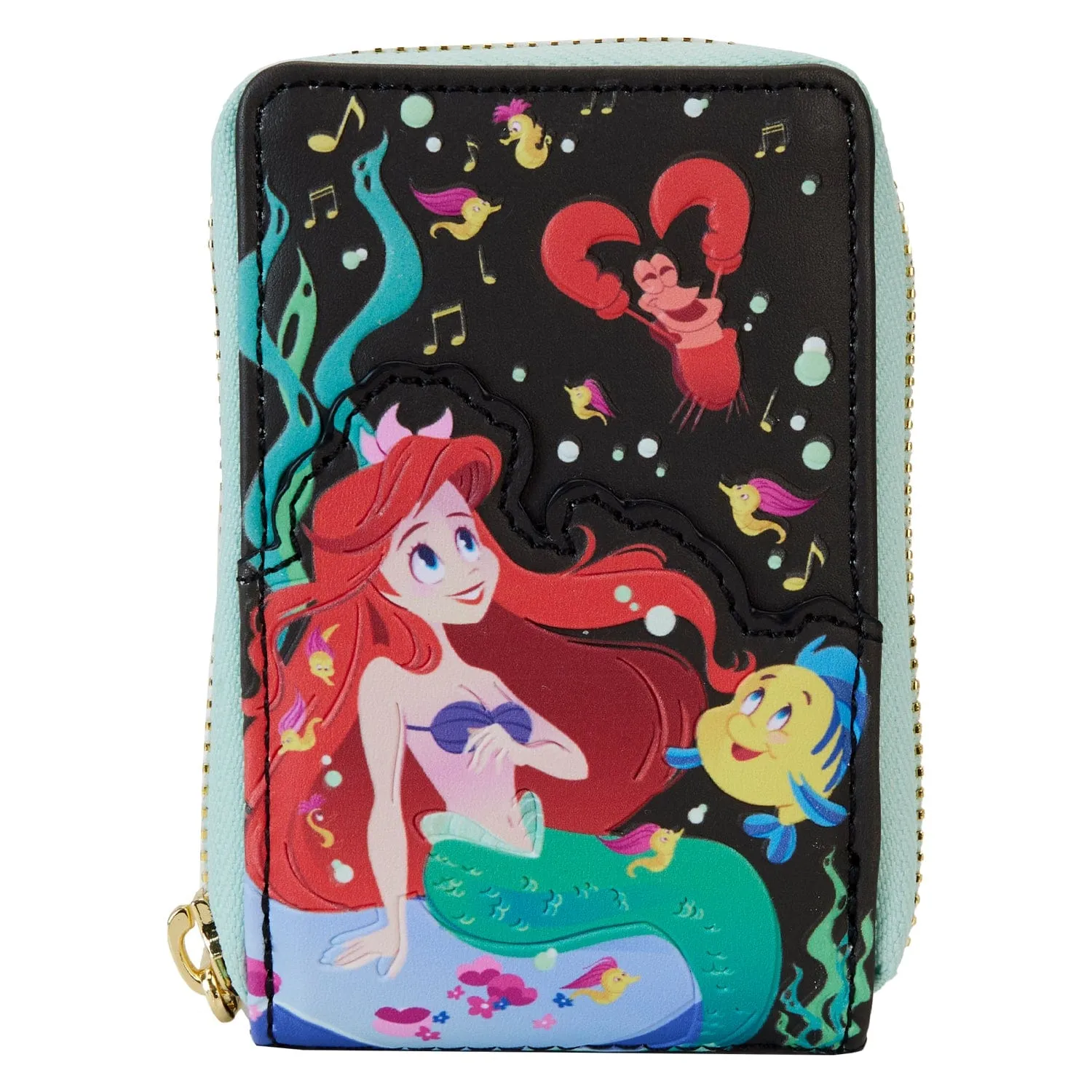 Loungefly Disney The Little Mermaid 35th Anniversary Life Is The Bubbles Accordion Wallet