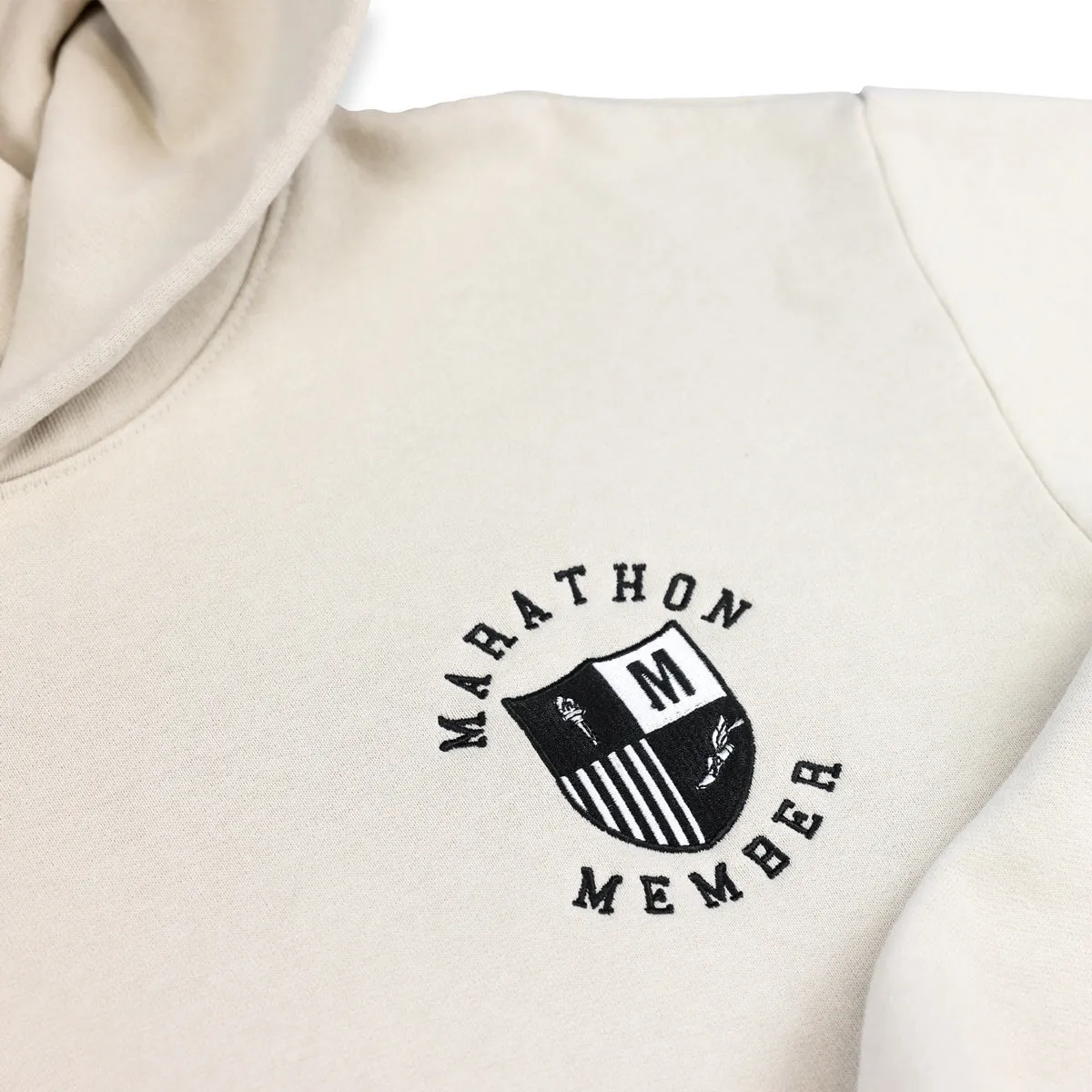 Marathon Members Hoodie - Bone