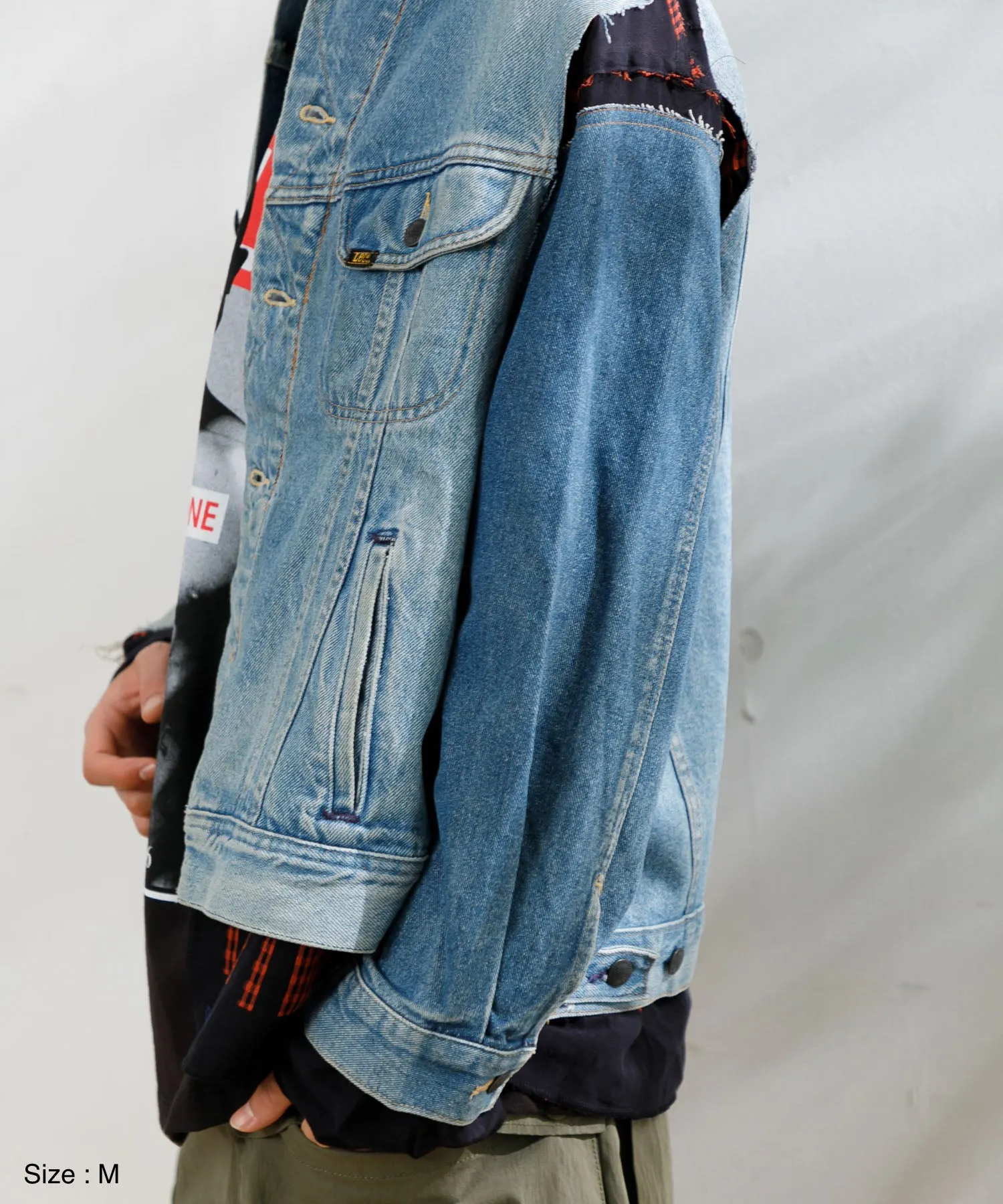 【MEN】NEEDLES Jean Jacket-> Coverd Jacket