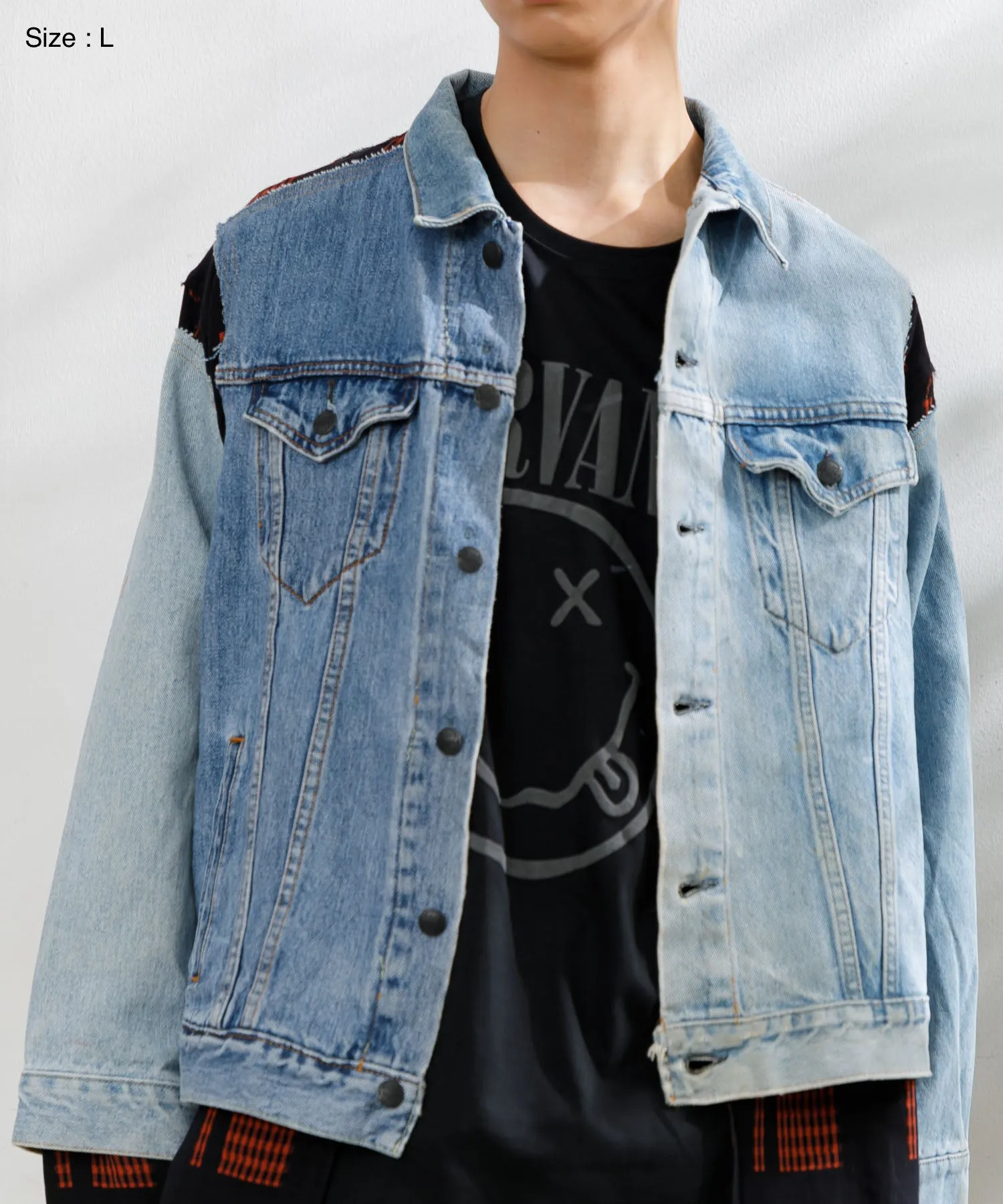 【MEN】NEEDLES Jean Jacket-> Coverd Jacket