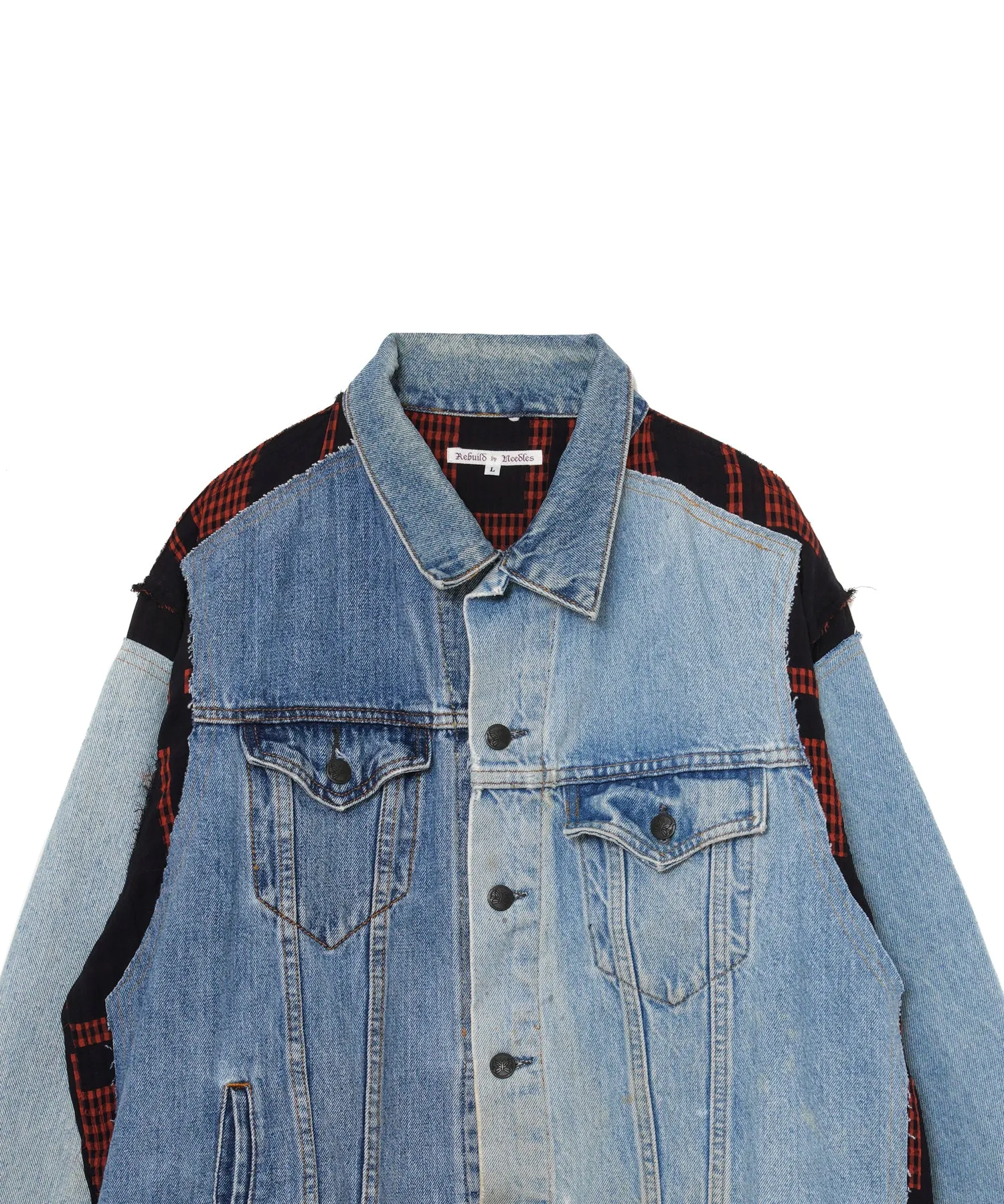 【MEN】NEEDLES Jean Jacket-> Coverd Jacket