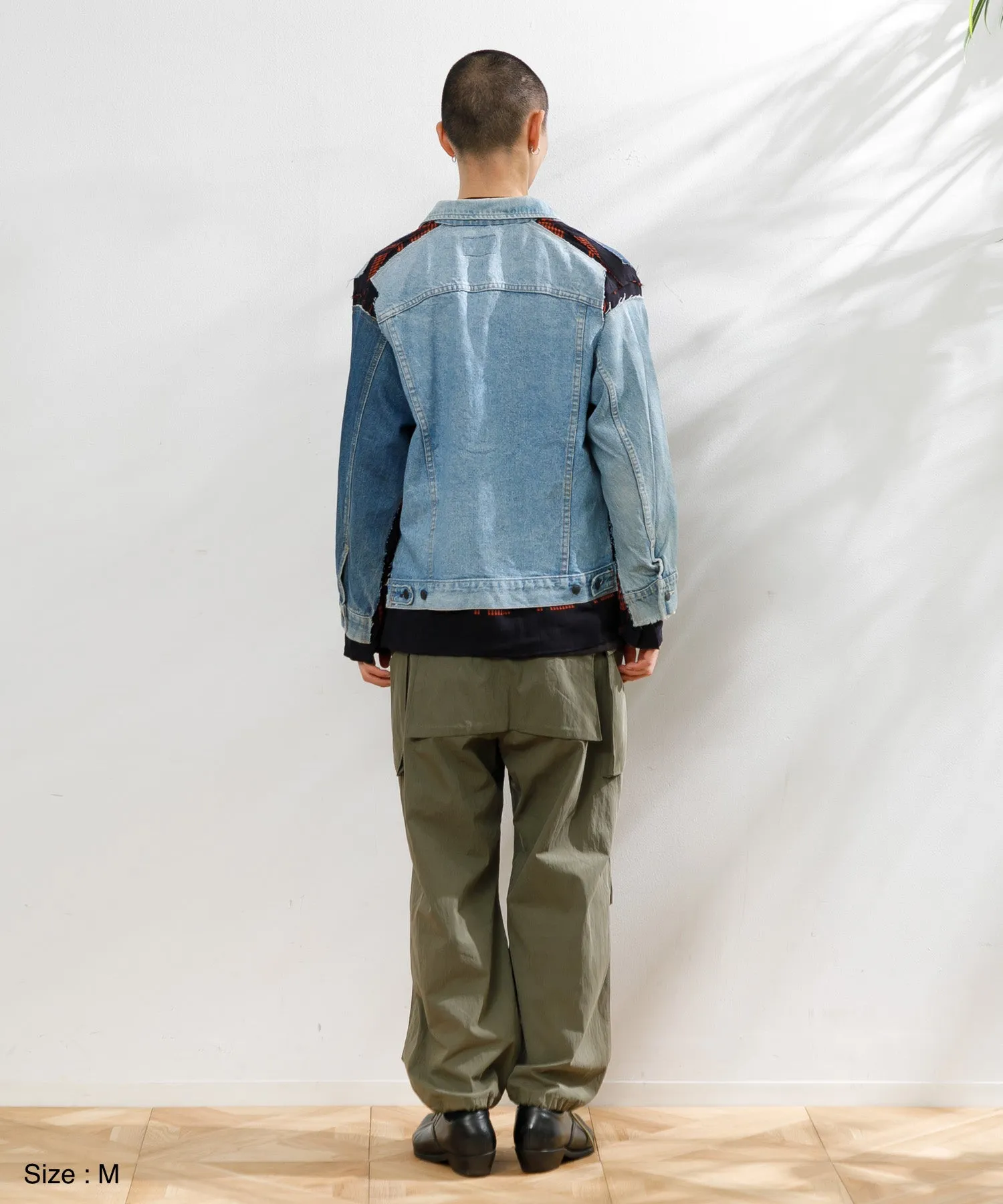 【MEN】NEEDLES Jean Jacket-> Coverd Jacket