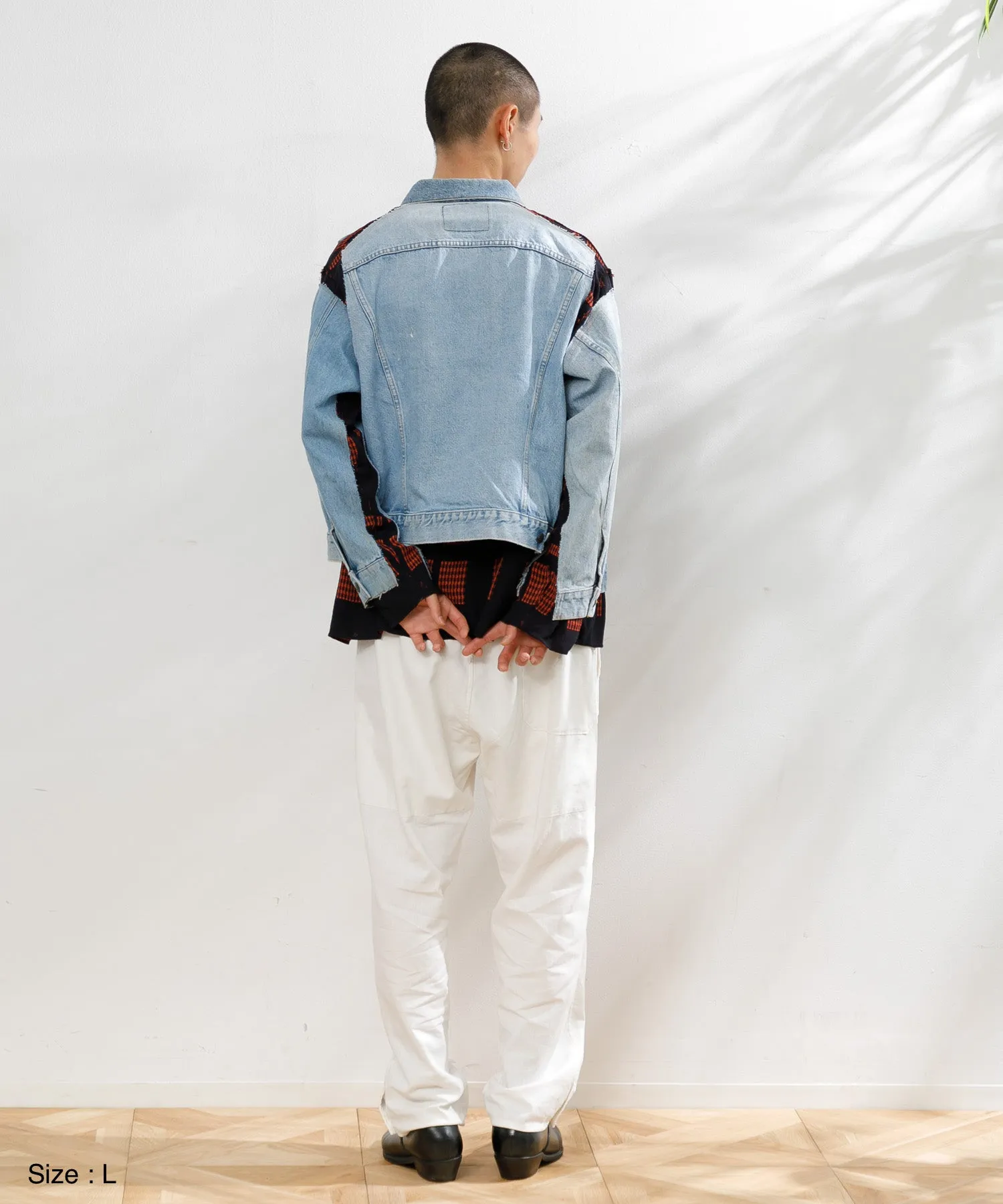 【MEN】NEEDLES Jean Jacket-> Coverd Jacket