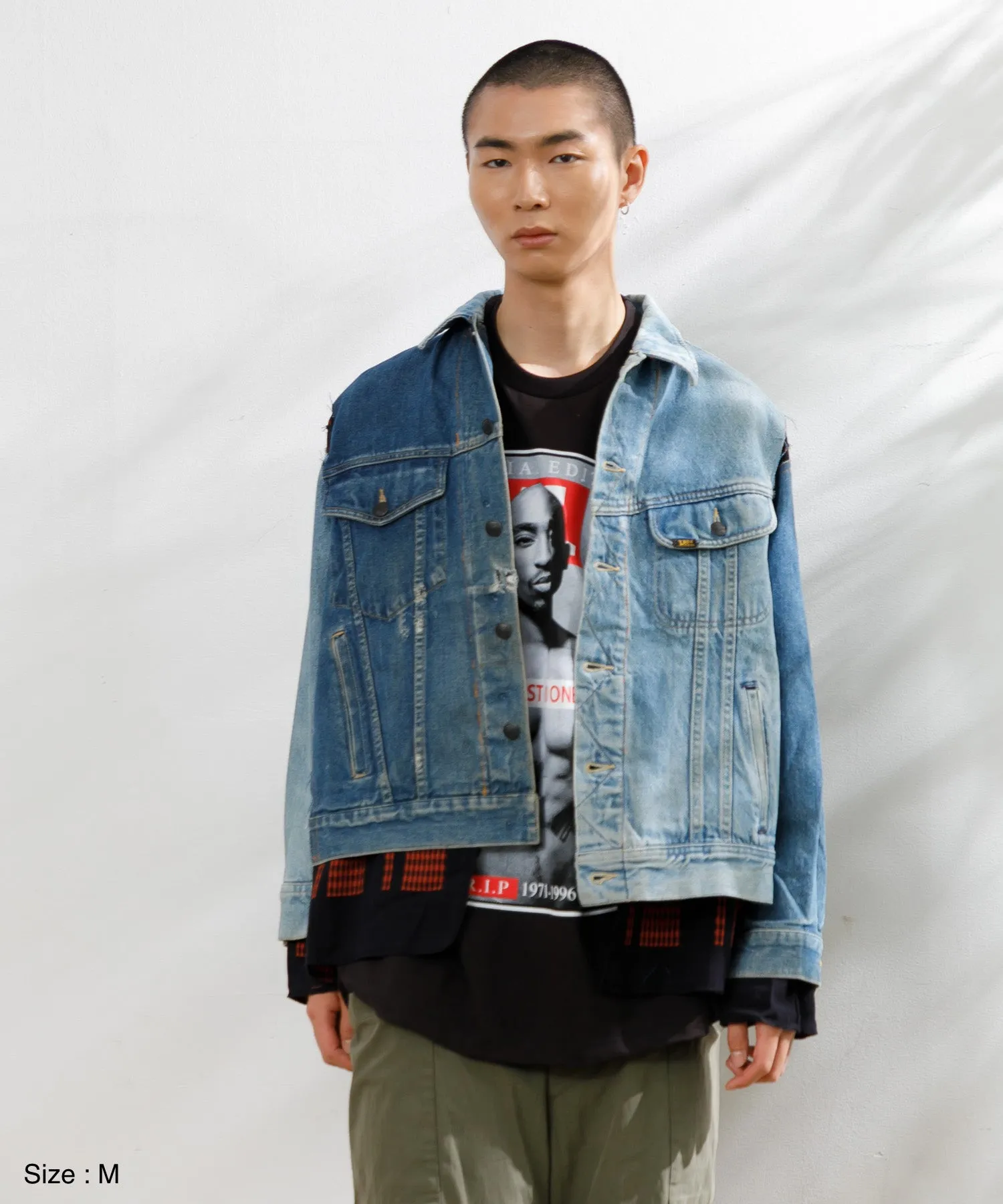 【MEN】NEEDLES Jean Jacket-> Coverd Jacket