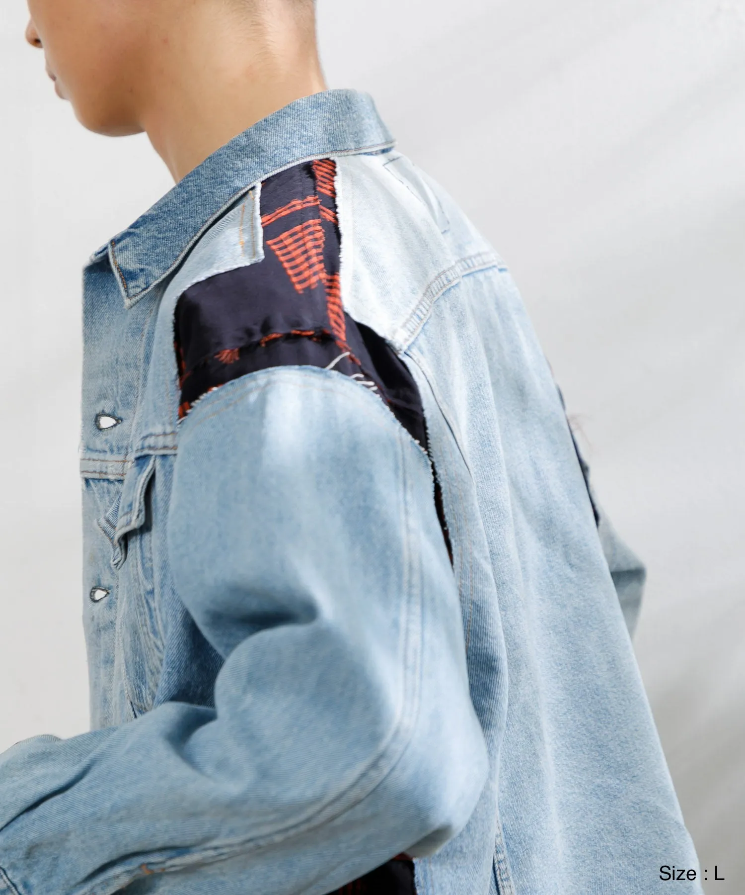 【MEN】NEEDLES Jean Jacket-> Coverd Jacket