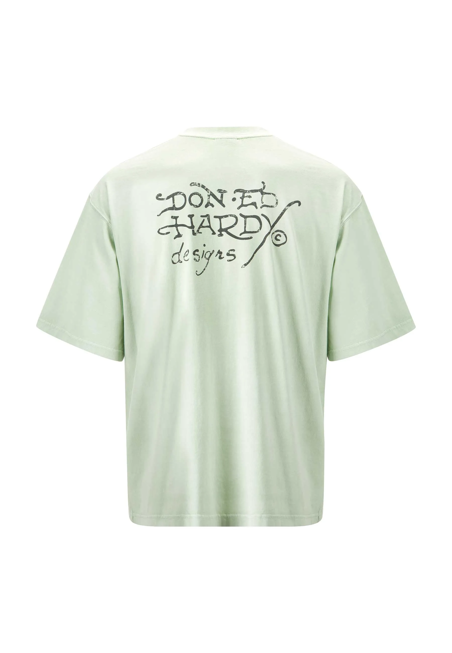 Mens Battle Of The Dragons Tshirt - Light Green