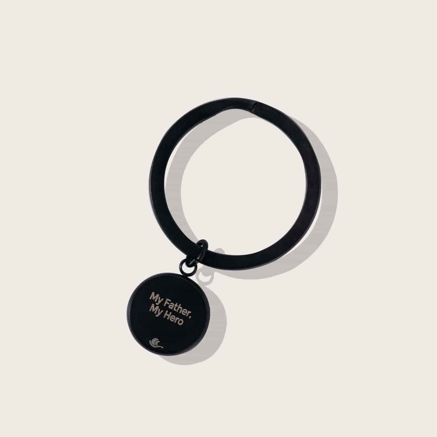 Moon Memory Key Ring in Black