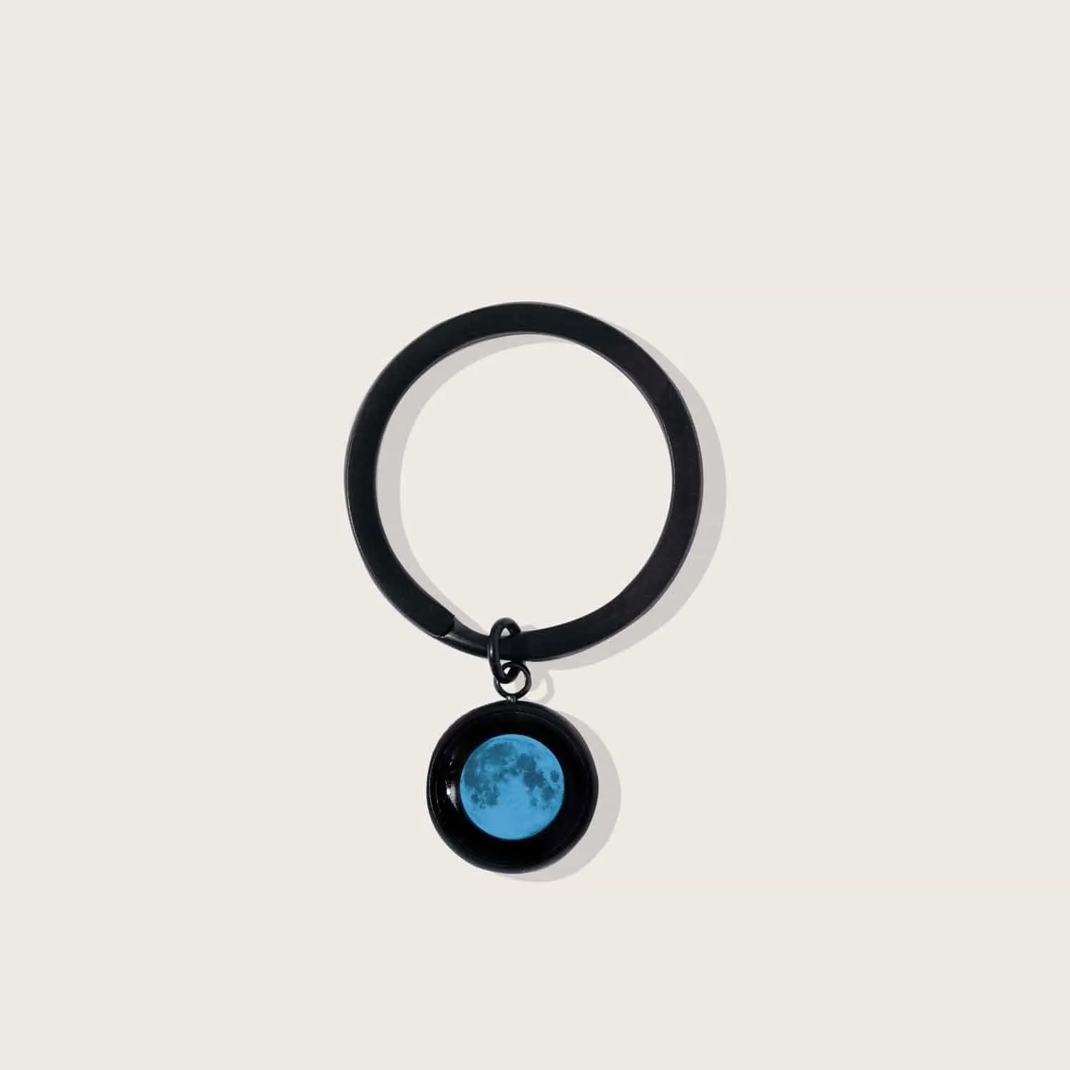 Moon Memory Key Ring in Black