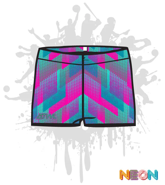 Multi Pattern Women's Compression Shorts