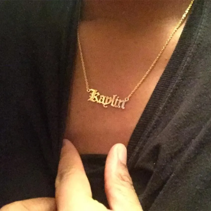 Necklace With Name-My Name Necklace-Name Necklace For Women