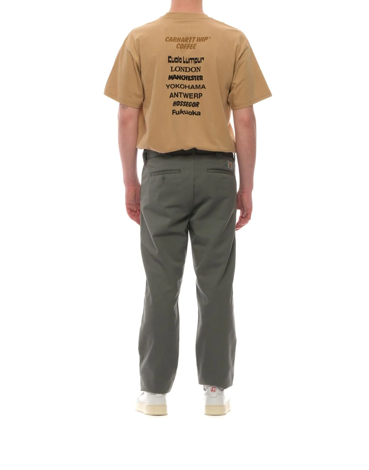 Pants man I020074 SMOKE GREEN CARHARTT WIP