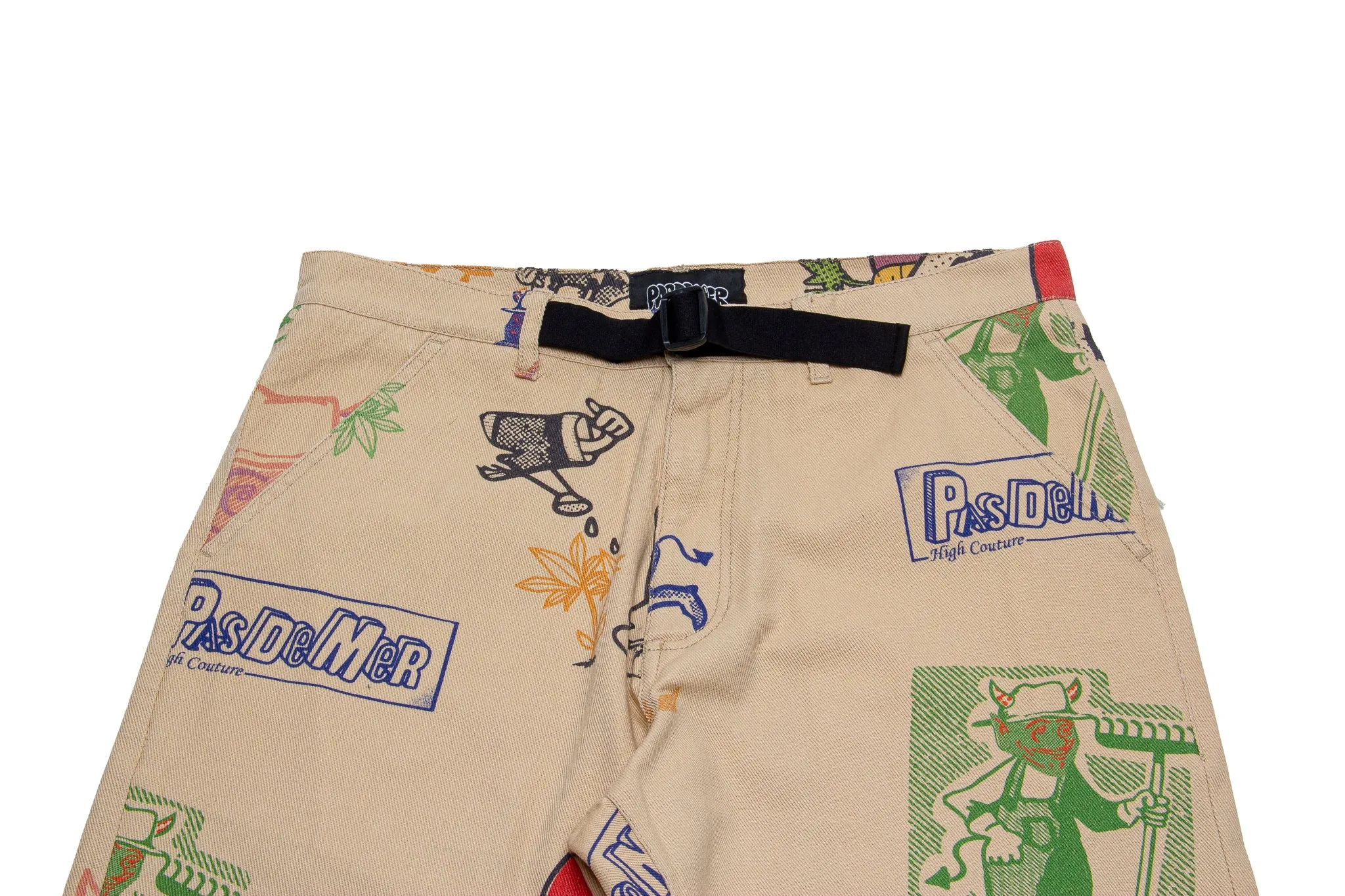 Pas de Mer Devil's Lattuce Pants "Beige"