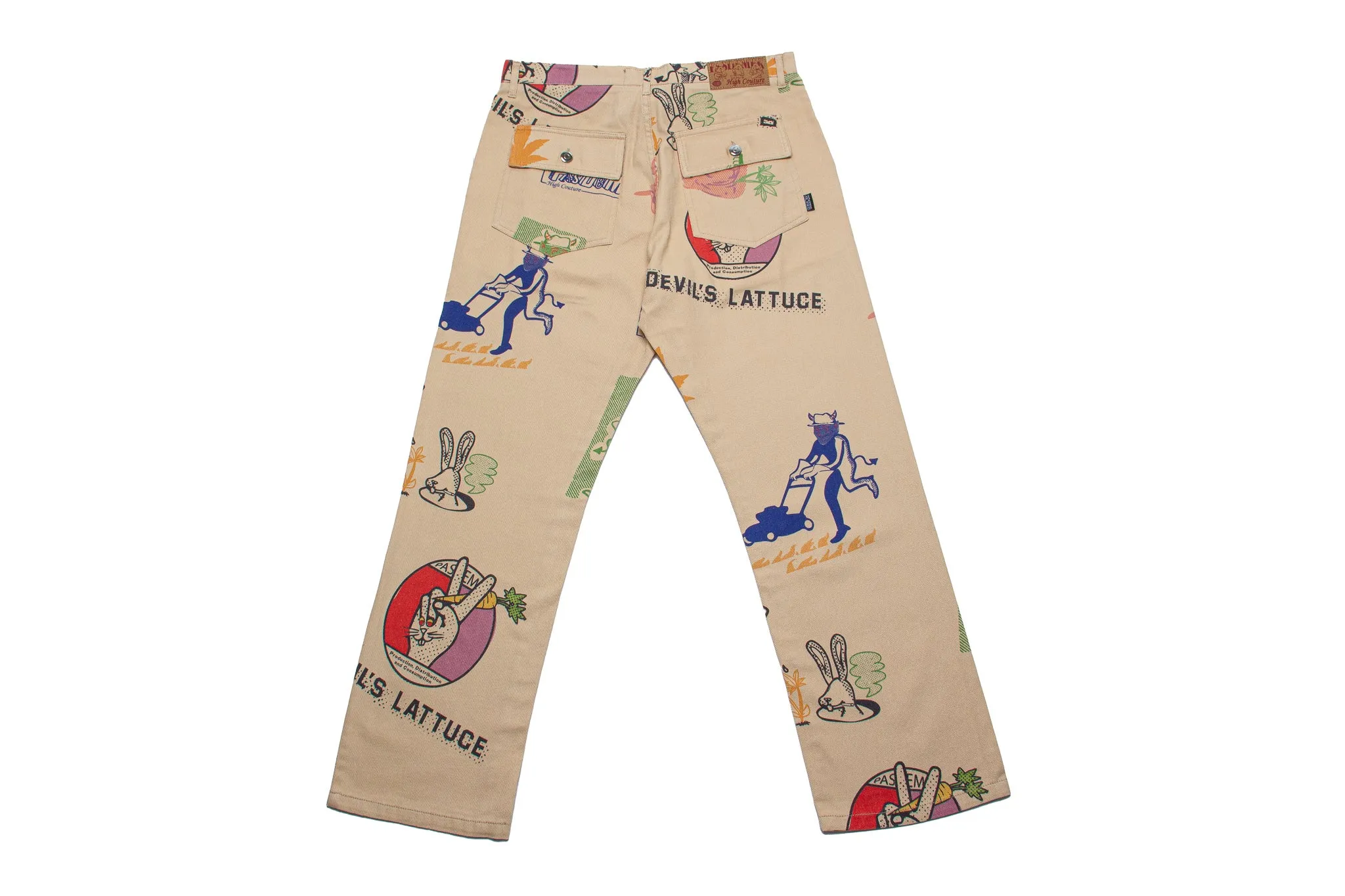 Pas de Mer Devil's Lattuce Pants "Beige"