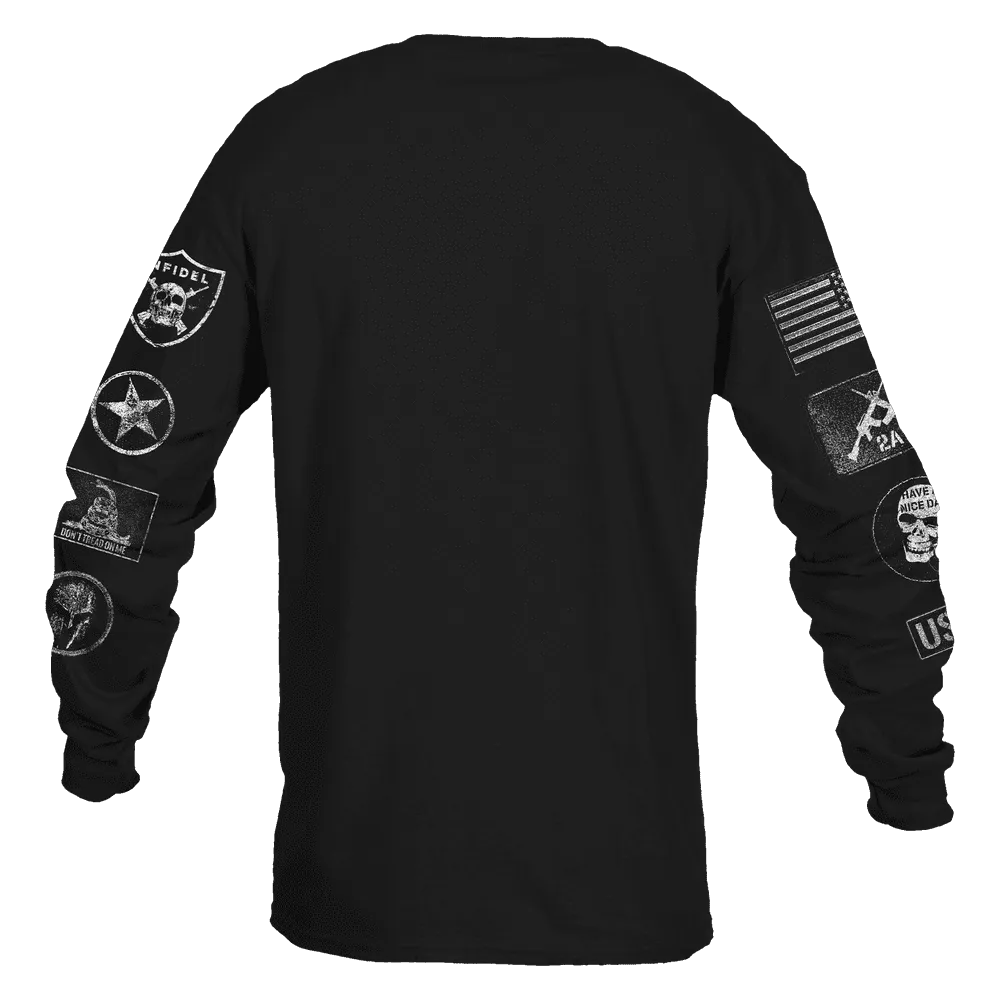 Patch Long Sleeve - Black