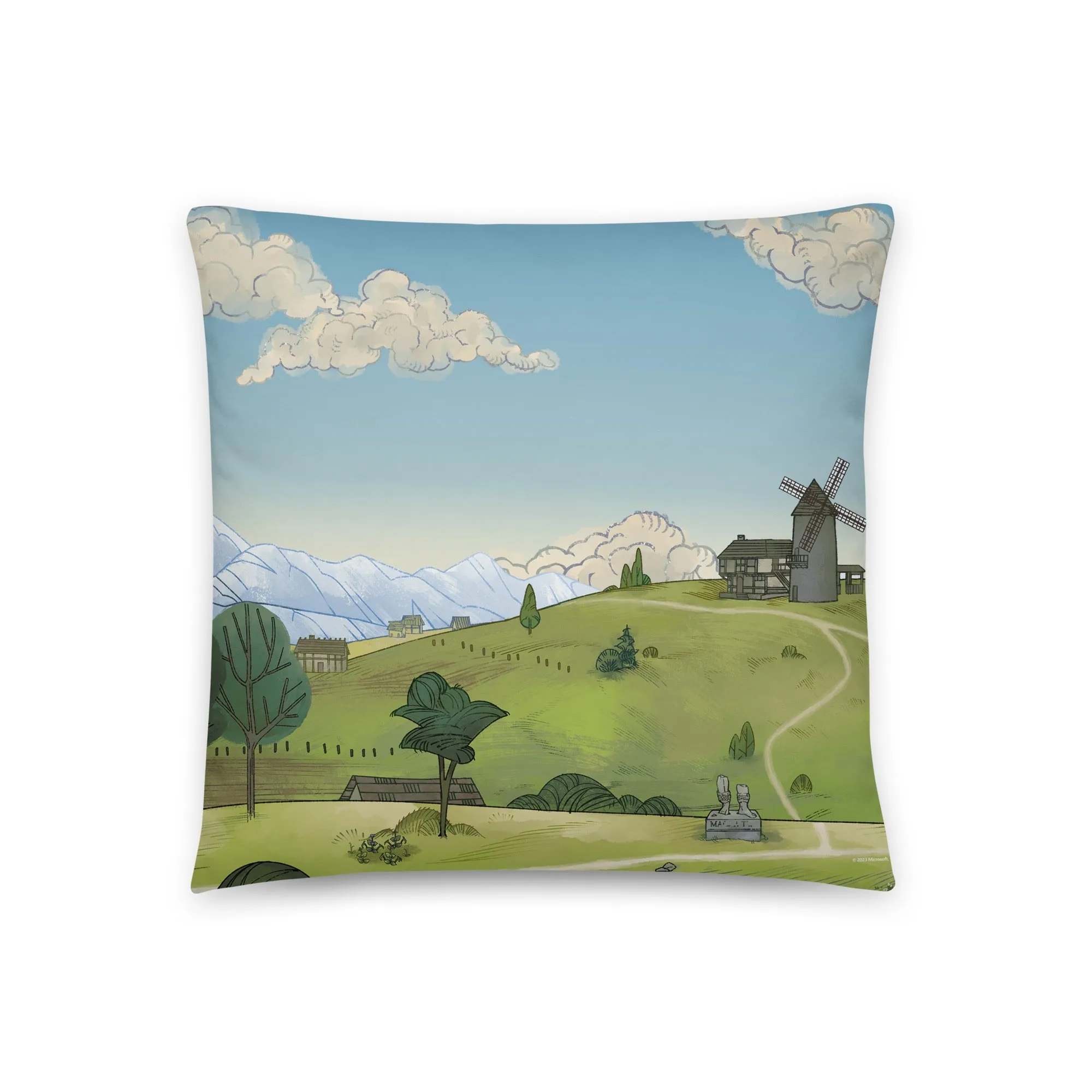 Pentiment Meadow Throw Pillow