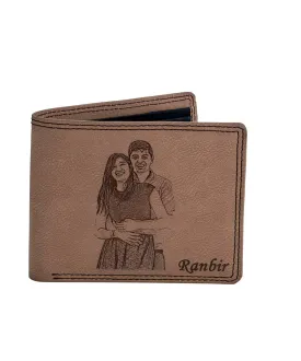 Photo Engrave Men's Wallet