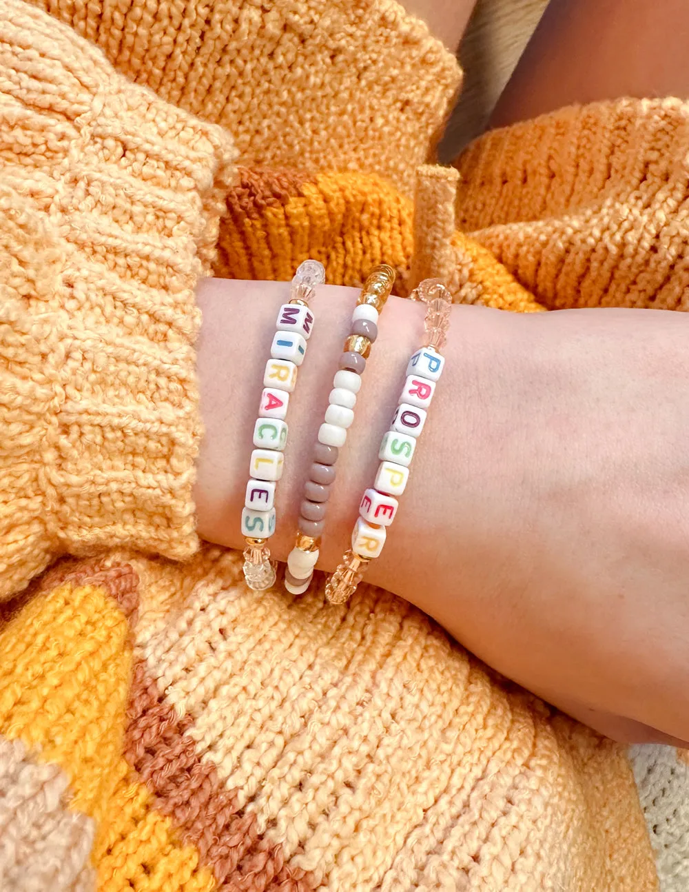 Prosper Letter Bracelet