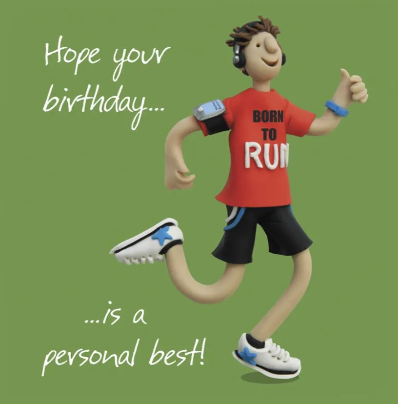 "A Personal Best" Birthday Greeting Card from Holy Mackerel