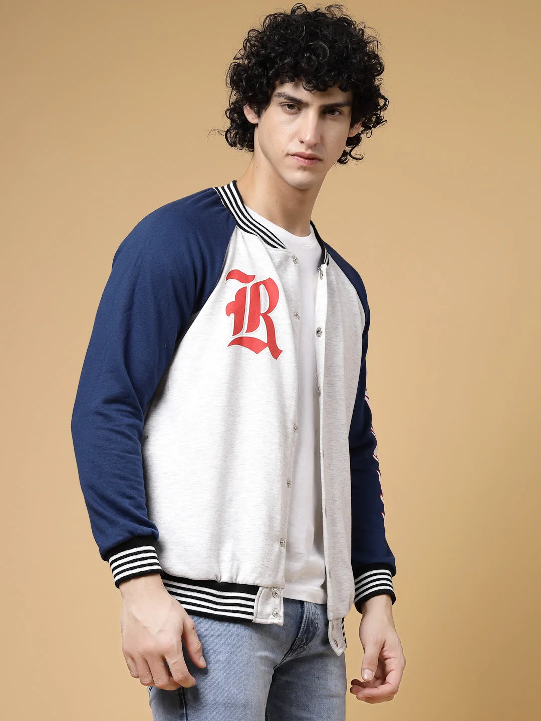 Rigo Signature Puff Printed Varsity Jacket