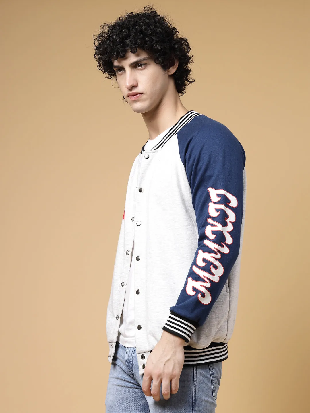 Rigo Signature Puff Printed Varsity Jacket