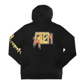 SCORCHED HOODIE BLACK/YELLOW