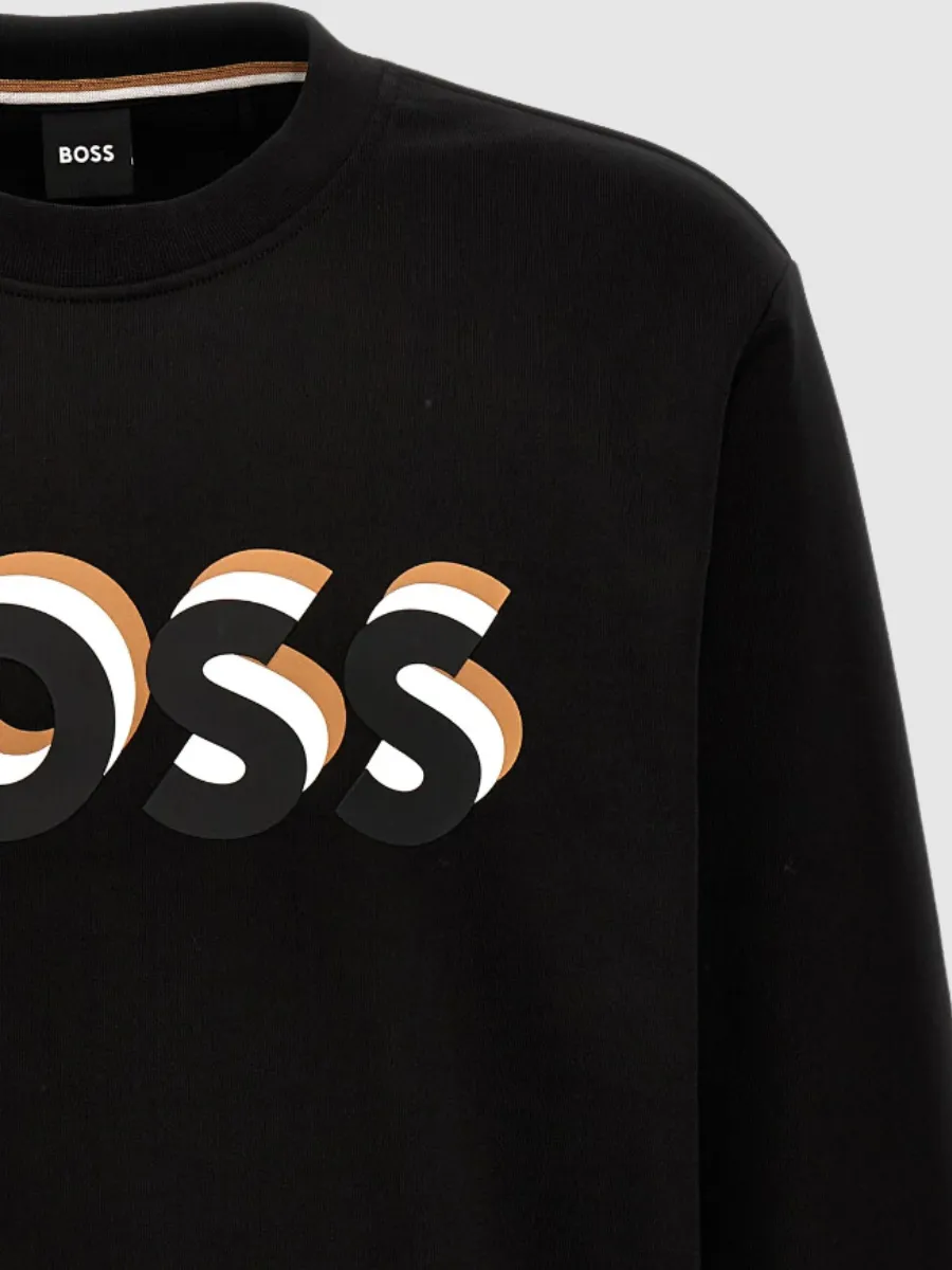 Sweater Logo Print BOSS