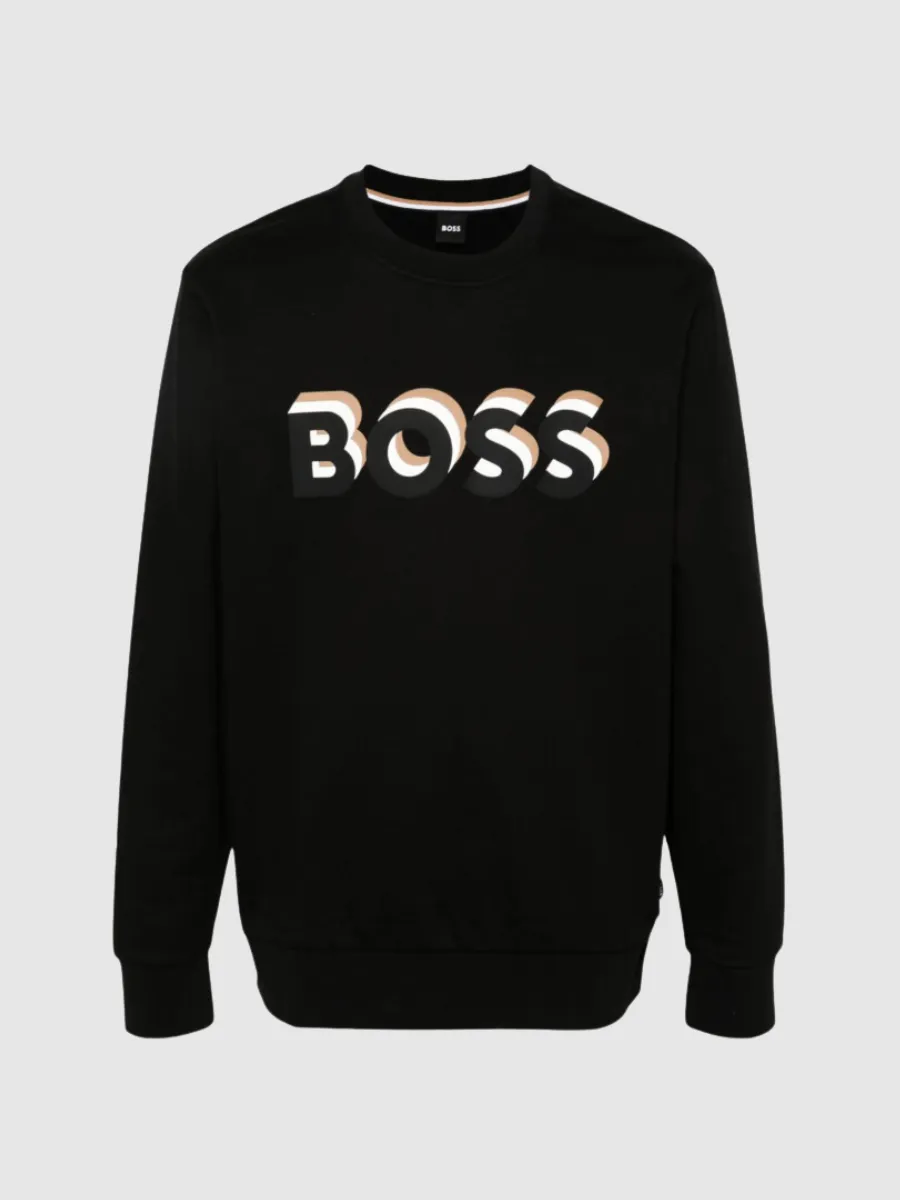 Sweater Logo Print BOSS