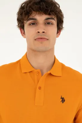 USPA Polo Shirt Tile VR031 USPOM218 Single Color Horse US Polo Assn.